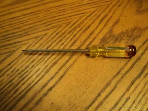 Vintage Fuller Flat Blade Pocket Screwdriver Tool No. 301 5-13/16" Long - Picture 1 of 11