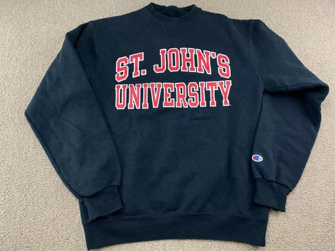 St Johns Red Storm Sweatshirt Crewneck Champion Redmen University jersey VTG Cover
