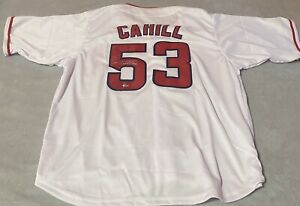 Trevor Cahill Los Angeles Angels Signed Autographed Jersey RSA MLB