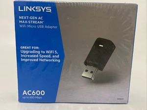 Adaptateur micro USB double bande WiFi Linksys WUSB6100M Ac600 - Photo 1/4