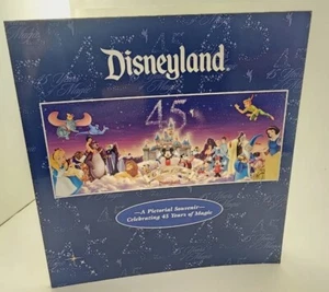 Vtg Disneyland Pictorial Souvenir CELEBRATING 45 YEARS OF MAGIC Book VG - Picture 1 of 17