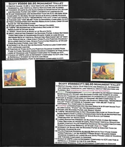 Scott #5666-- 2022 $8.95 Priority Mon. Valley CF & Genuine and Descriptive Tabs! - Picture 1 of 1