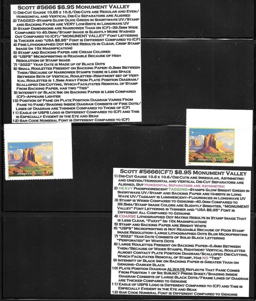 Scott #5666-- 2022 $8.95 Priority Mon. Valley CF & Genuine and Descriptive Tabs! - Image 1 of 1