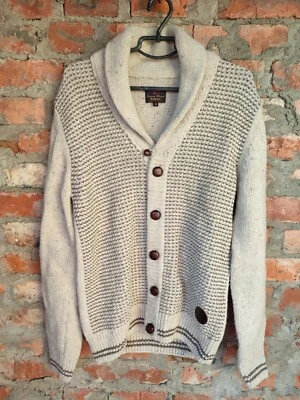 Barbour Beacon Brand Wool cardigan Sz M - Image 1 of 4