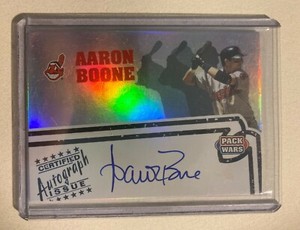 Aaron Boone AUTO Topps Pack Wars 2005 Certified Autograph Yankees Manager SP 05