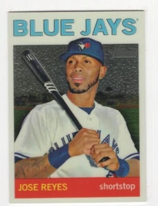 Topps Heritage 2013 béisbol refractor cromado 588/999 José Reyes Blue Jays - Imagen 1 de 2
