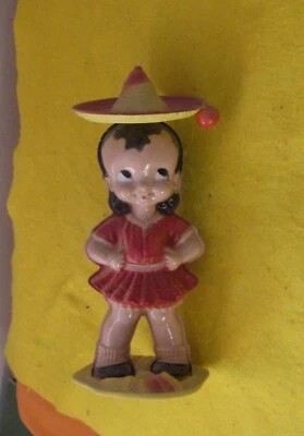Muñeca bailarina vintage Irwin Toy Co Wind Up Betty Boop o Senorita - cuerda Foto 1 de 4