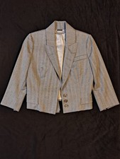 Alexander McQueen BNWT 2008 Isabella Blow Tribute Jacket Grey Check 44 Icon Wow!