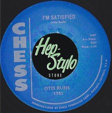 45Re ✦ OTIS RUSH ✦ "I'm Satisfied" Fantastic Early 60s Rockin' Blues ♫