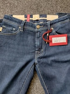 Jeans Tramarossa Leonardo. Sartoria Tramarossa. Jeans Soft Touch Navy W30 L33. - Foto 1 di 15