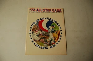 1972 Baseball All Star Game Program at Atlanta - Picture 1 of 3