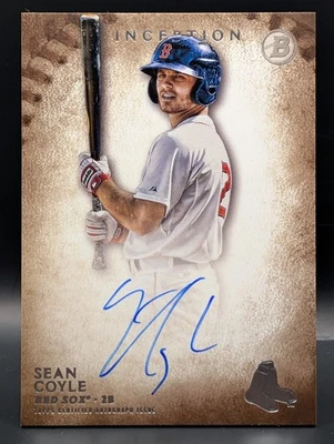 2015 Bowman Inception #PA-SC Sean Coyle Auto -  Boston Red Sox - Image 1 of 2