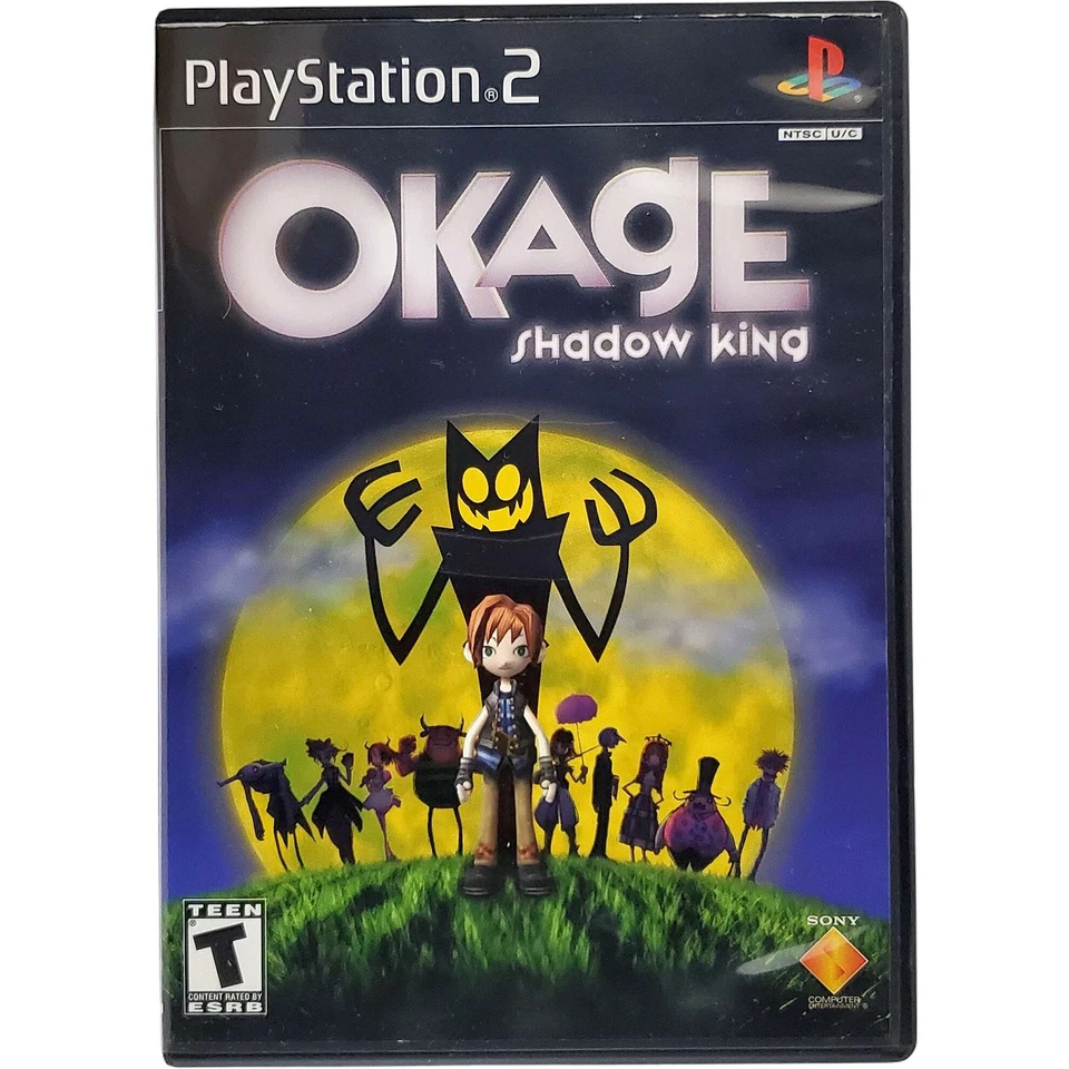 (arte de portada ondulada) Okage Shadow King - Sony Playstation 2 PS2 probado auténtico Foto 1 de 4