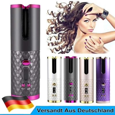 Lockenstab Automatischer Mini Lockenstab Keramischer Lockenstab usb aufladbarer - Bild 1 von 4