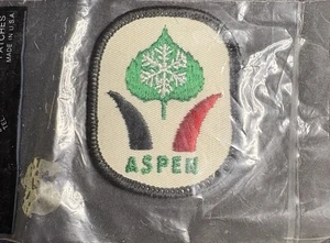 Vintage bestickter Ski Aufnäher "ASPEN" aus Colorado - Bild 1 von 2