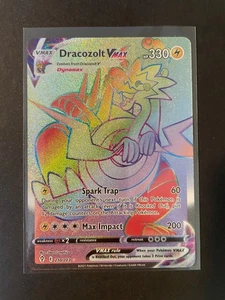 Pokemon Dracozolt VMAX 210/203 Evolving Skies Rainbow Secret Rare NM - Picture 1 of 2