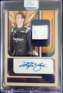 Kyle Busch 2025 Panini Turn Four NASCAR Race-Worn Fire Suit Auto Blue #04/49 - Picture 1 of 2
