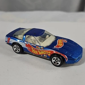 Coche diecast vintage Hot Wheels años 80 Corvette Blue Race Team 5 radios #536 1997 - Imagen 1 de 13