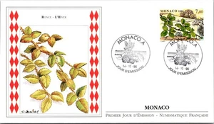 Monaco FDC 1996 Winter Bramble - A03192 - Picture 1 of 2