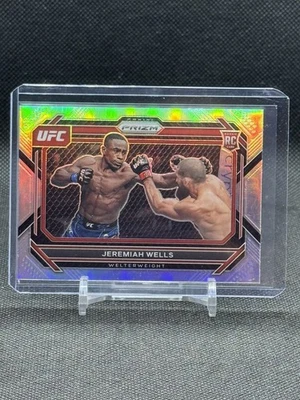 2023 Panini Prizm UFC Jeremiah Wells #44 (RC) - Silver Prizm - Image 1 of 2