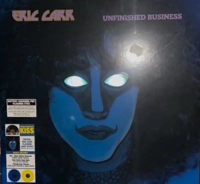 SEALED KISS Eric Carr Unfinished Business Deluxe Edition Box RSD Colored Vinyl - Image 1 of 4