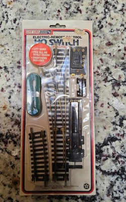 Life-Like HO interruptor de mão esquerda controle remoto elétrico nº 8605 novo estoque antigo - Imagem 1 de 2