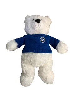 BMW Bär von Gund weißer Teddybär Plüschtier Stofftier Logo blau Pullover schön! - Bild 1 von 8