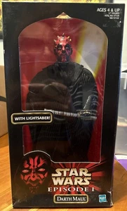 Hasbro Star Wars Episode 1 Darth Maul 12" Zoll Figur mit Lichtschwert 1998 Neu in OVP - Bild 1 von 8