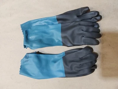 2 PARES - Guantes de neopreno Mapa Stanzoil NL34 acabado áspero, talla pequeña (6) (HR) Foto 1 de 2