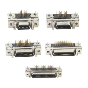 SCSI Female Connector Flame Retardant Housing Secure Contacts 14/20/26/36/50Pin - Afbeelding 1 van 13