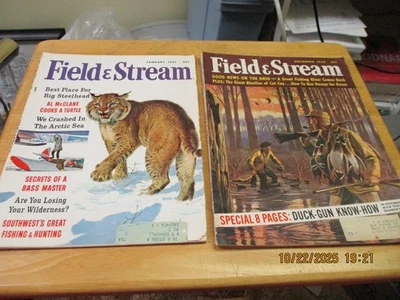 2-"Field and Stream". November 1958 and January 1961. - Image 1 of 4