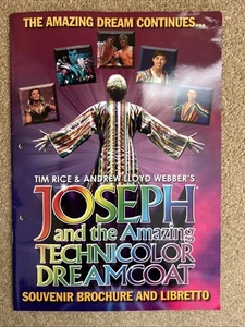 Joseph And The Amazing Technicolour Dreamcoat Souvenir Brochure And Libretto - Picture 1 of 2