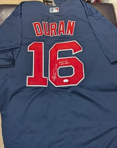2024 ALL STAR Jarren Duran  SIGNED BOSTON RED SOX ALT ROAD JERSEY JSA  COA - Picture 1 of 5
