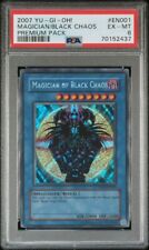 Yugioh PSA 6 ERROR Magician Of Black Chaos PP01-EN001 NAME INK MISPRINT Secret
