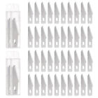 40pcs Exacto Knife Blades #2 Hobby Knife Replacement Blades Refills