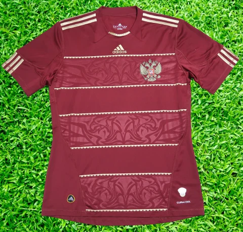 Russia Soccer Jersey Football Shirt 100% Original Size M 2010 Home USED Cover