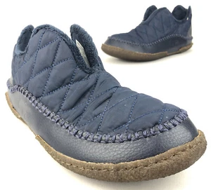 Sorel Manawan II Slipper Shoes Men’s Size 10 Blue Slip On Insulated Leather - Picture 1 of 12