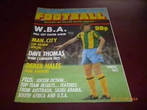 FOOTBALL SOCCER MONTHLY SEPT 1976 JOHNNY GILES, WBA, DEREK HALES *TATTY/SCRUFFY* - Imagen 1 de 11