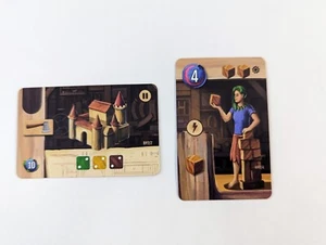 Tarjetas promocionales Dice Tower 2023 - Woodcraft - Delicious Games - Vladimír Suchý - Imagen 1 de 2