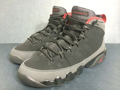 2010 NIKE AIR JORDAN 9 IX CHARCOAL KIDS 5.5 WOMENS 6.5 7 CHICAGO BRED 1 3 4 11 5 - Image 1 of 4