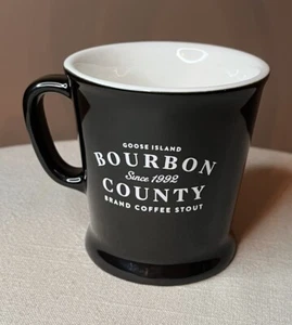 Rare Original Goose Island Bourbon County Intelligentsia Black Coffee Mug MINT - Picture 1 of 5