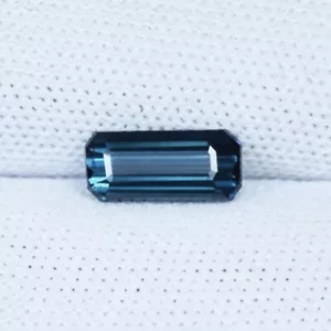 1.06 Cts Amazing Fire Natural Blue Indiolite Tourmaline - Octagon Cut...!!!!!! - Picture 1 of 3