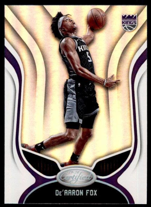 2019-20 Certified #77 De'Aaron Fox - NM-MT - Image 1 of 1
