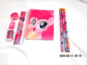 Unisex Adult Kids My Little Pony Pink  8pc Stationary Set Combo-Brand New! - Picture 1 of 1