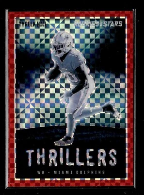 2023 Rookies & Stars #TH-19 Tyreek Hill Thrillers Red Plaid Prizm MIA - Image 1 of 2