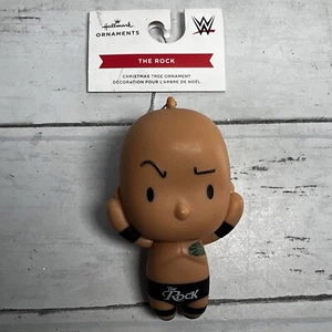 Hallmark WWE The Rock Wrestling Christmas Tree Holiday Vinyl Ornament New 2023 - Picture 1 of 6