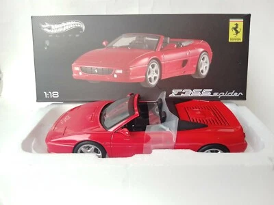Hot Wheels Elite Ferrari F355 Spider red rossa 1/18 BLY34 - Immagine 1 di 2