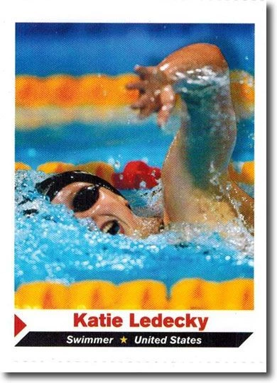 Katie Ledecky 2013 Sports Illustrated SI para niños #274 EE. UU. natación novato cantidad Foto 1 de 2