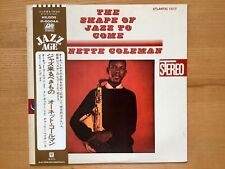 ORNETTE COLEMAN THE SHAPE OF JAZZ TO COME ATLANTIC P-6004A OBI JAPAN VINYL LP