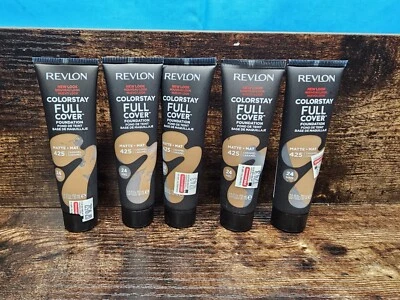 5 Revlon ColorStay Full Cover Foundation Matte 425 Caramel 1 FL oz Each - Image 1 of 4